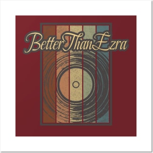 Better Than Ezra Vynil Silhouette Posters and Art